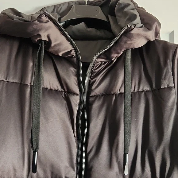 Zara Reversible Hooded Puffer Jacket, Size L - Picture 10 of 13